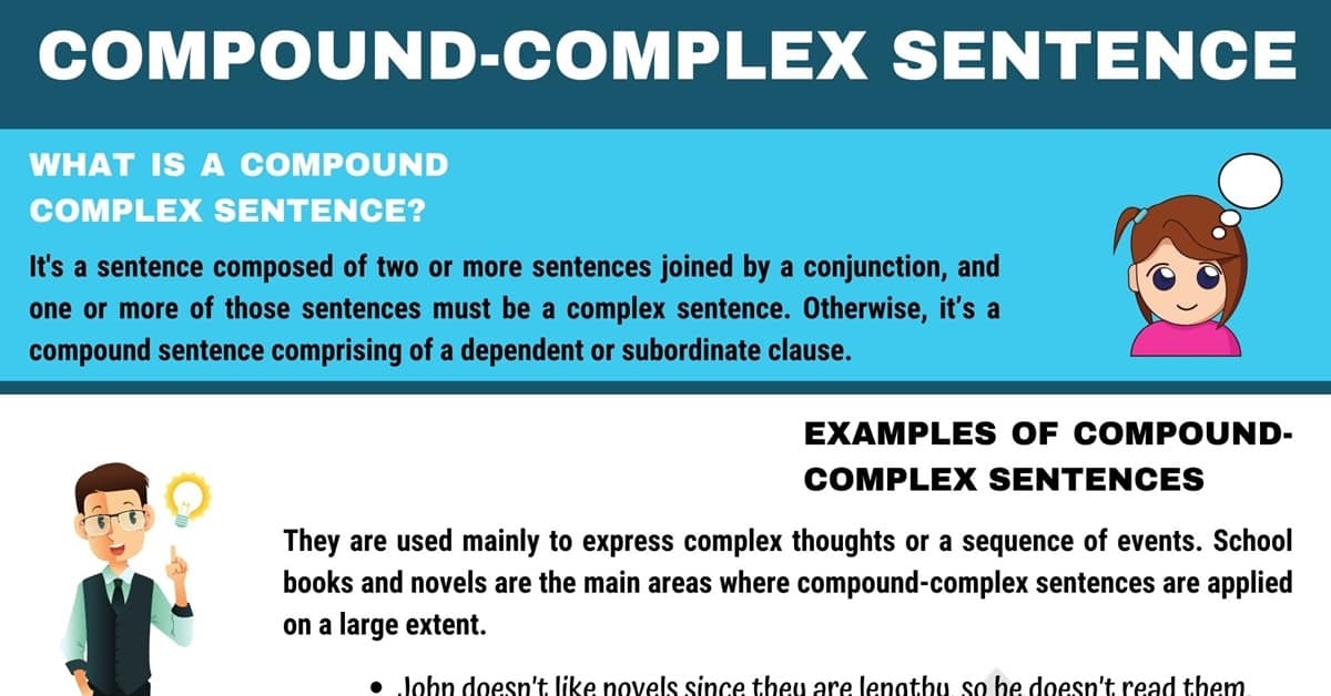 Compound Complex Sentence Definition And Useful Examples 7ESL