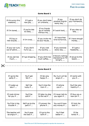 Conditional Clauses Speaking Activities For Esl Mblasopa