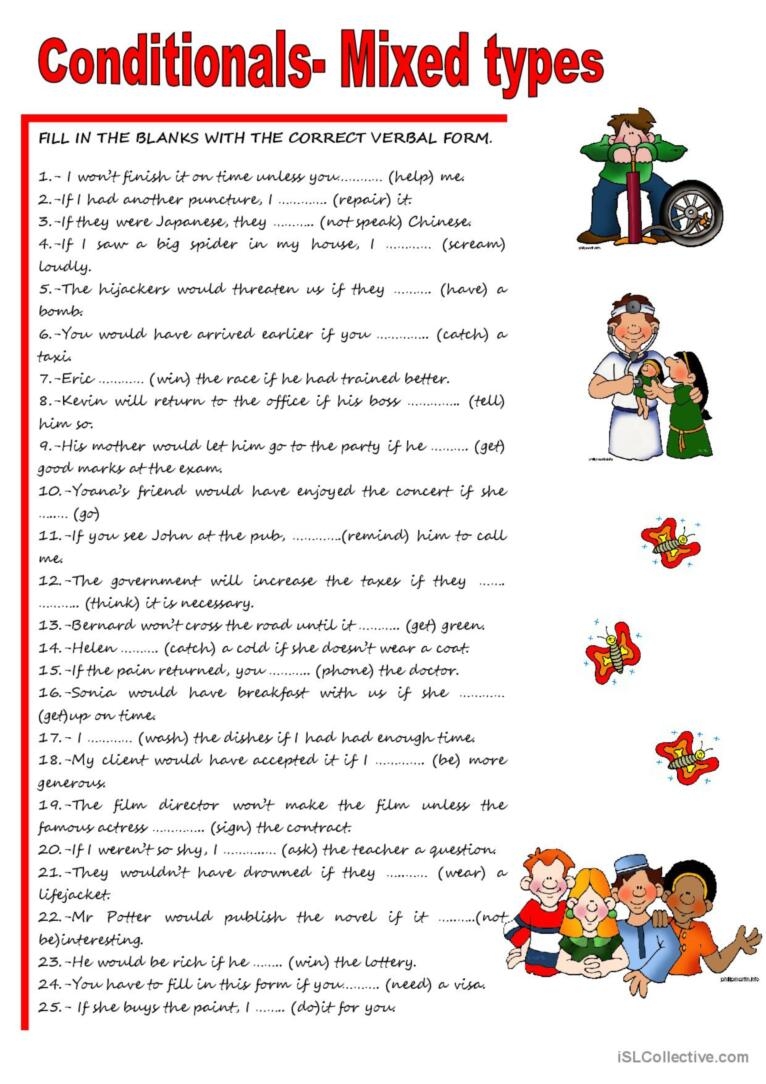 Conditionals Exercises Pdf
