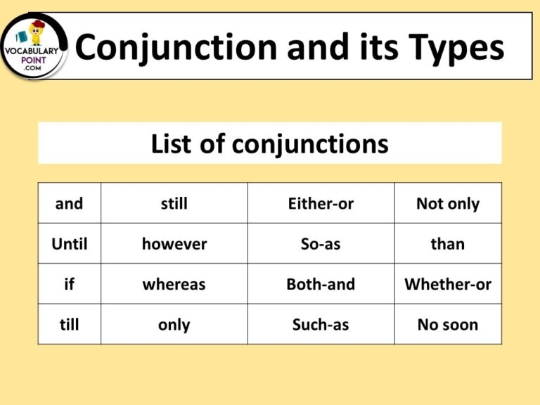 Conjunction Examples
