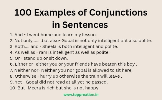 Conjunction Types Rules And Examples 44 OFF