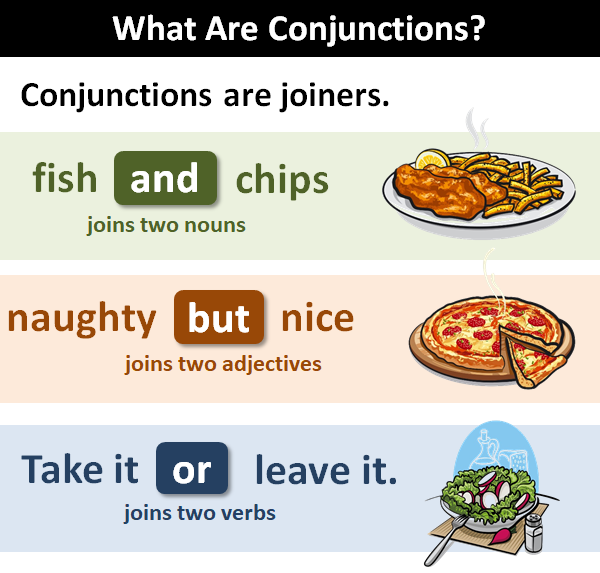 examples of conjunctions in grammar