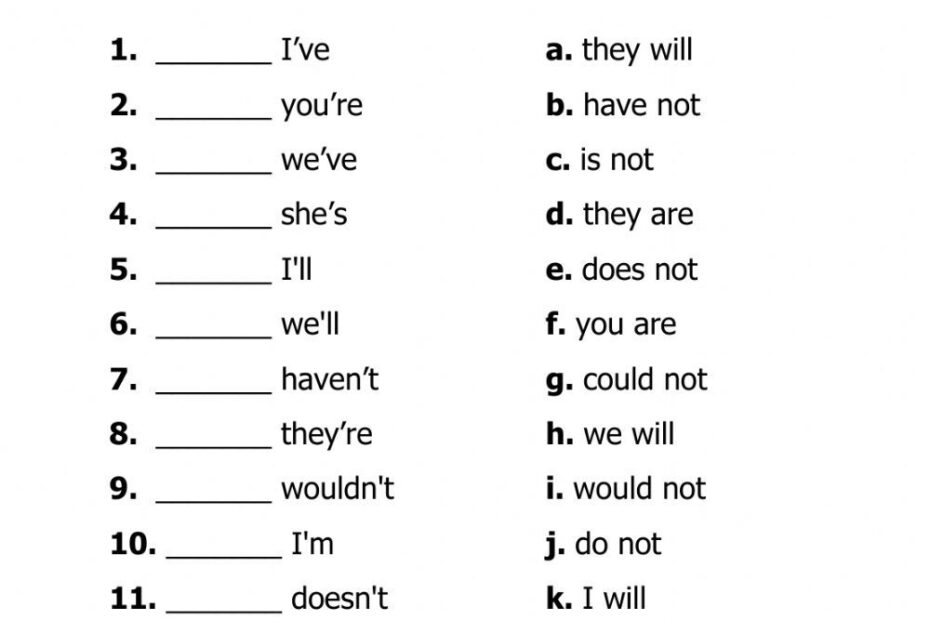 Conjunctions Interactive Worksheet With Words And Pictures