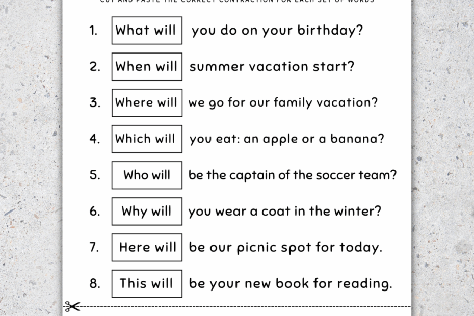 Contractions Worksheet teacher Made Twinkl Worksheets Library
