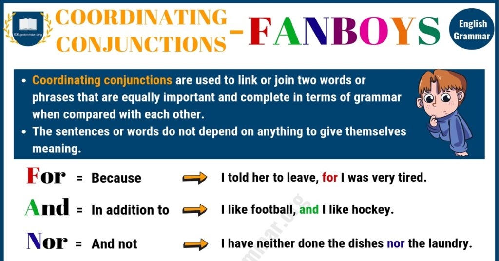 conjunction definition in grammar