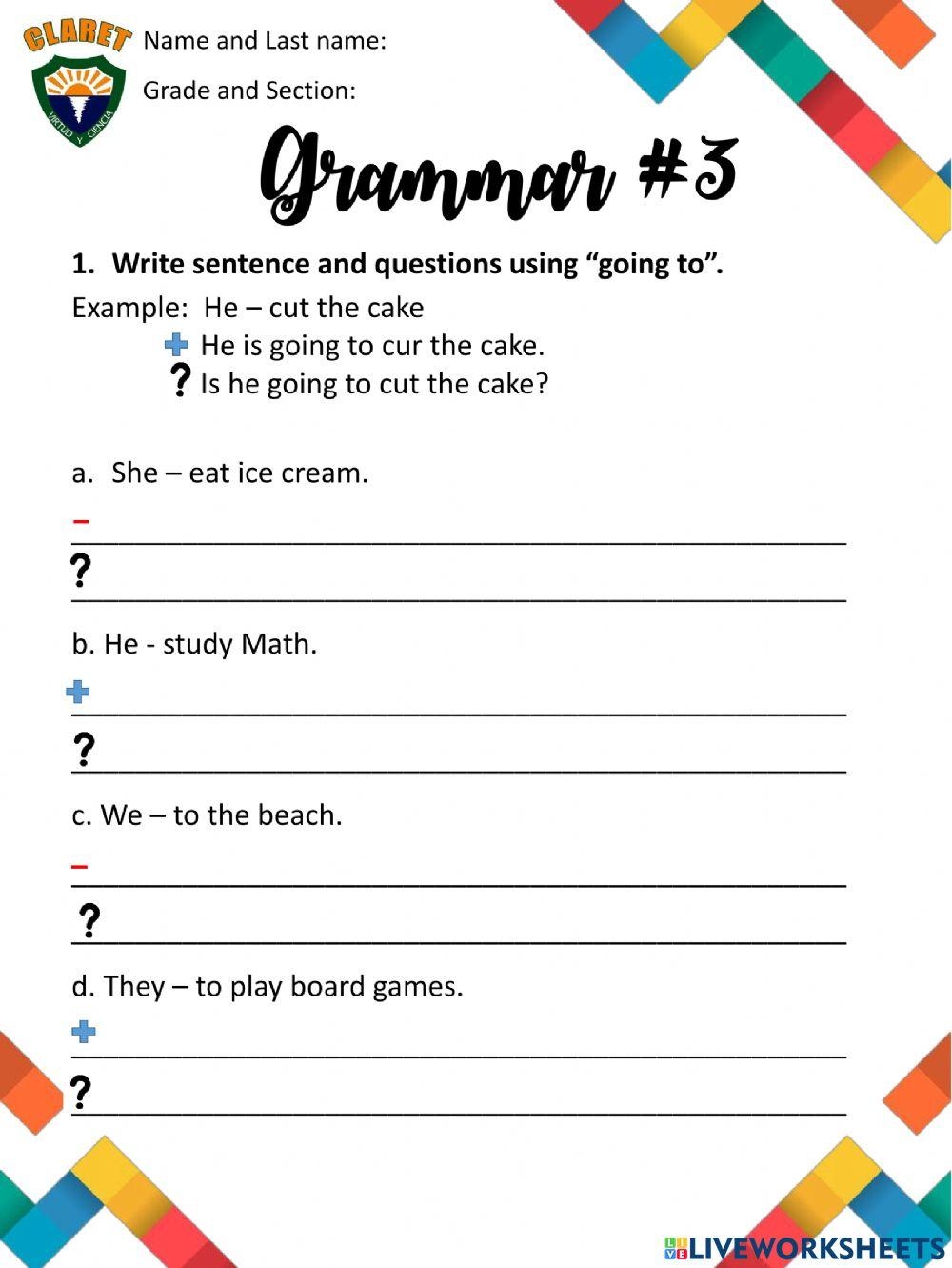 Daily Grammar Practice 4th Grade