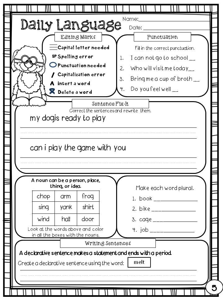 Daily Grammar Practice 8th Grade Pdf