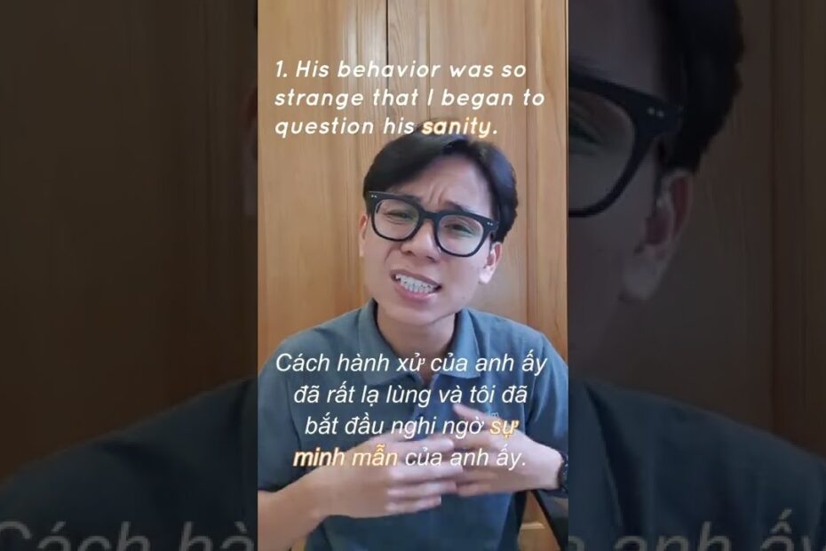 Day 37 SANITY n dailyenglishvocabulary YouTube