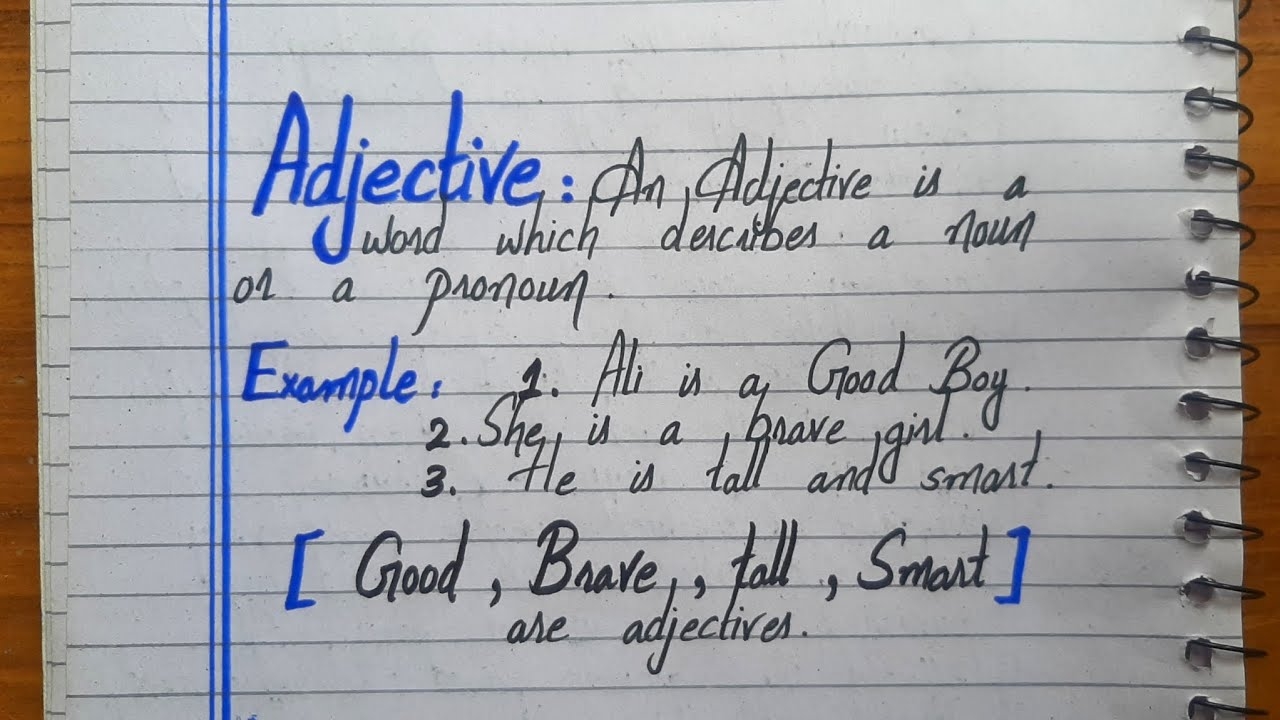 Define Adjective With Examples ADJECTIVE WITH EXAMPLES Mirha 39 s 