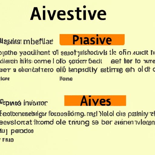 Definition Of Active And Passive Verbs Characteristics Types To 
