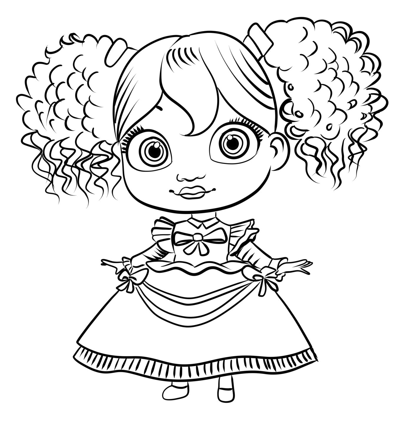 Dibujo De Doll Poppy Playtime De Poppy Playtime Para Colorear Poppy 