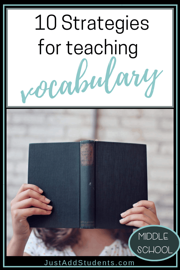 Easy Fun Ways That Work To Teach Vocabulary Just Add Students