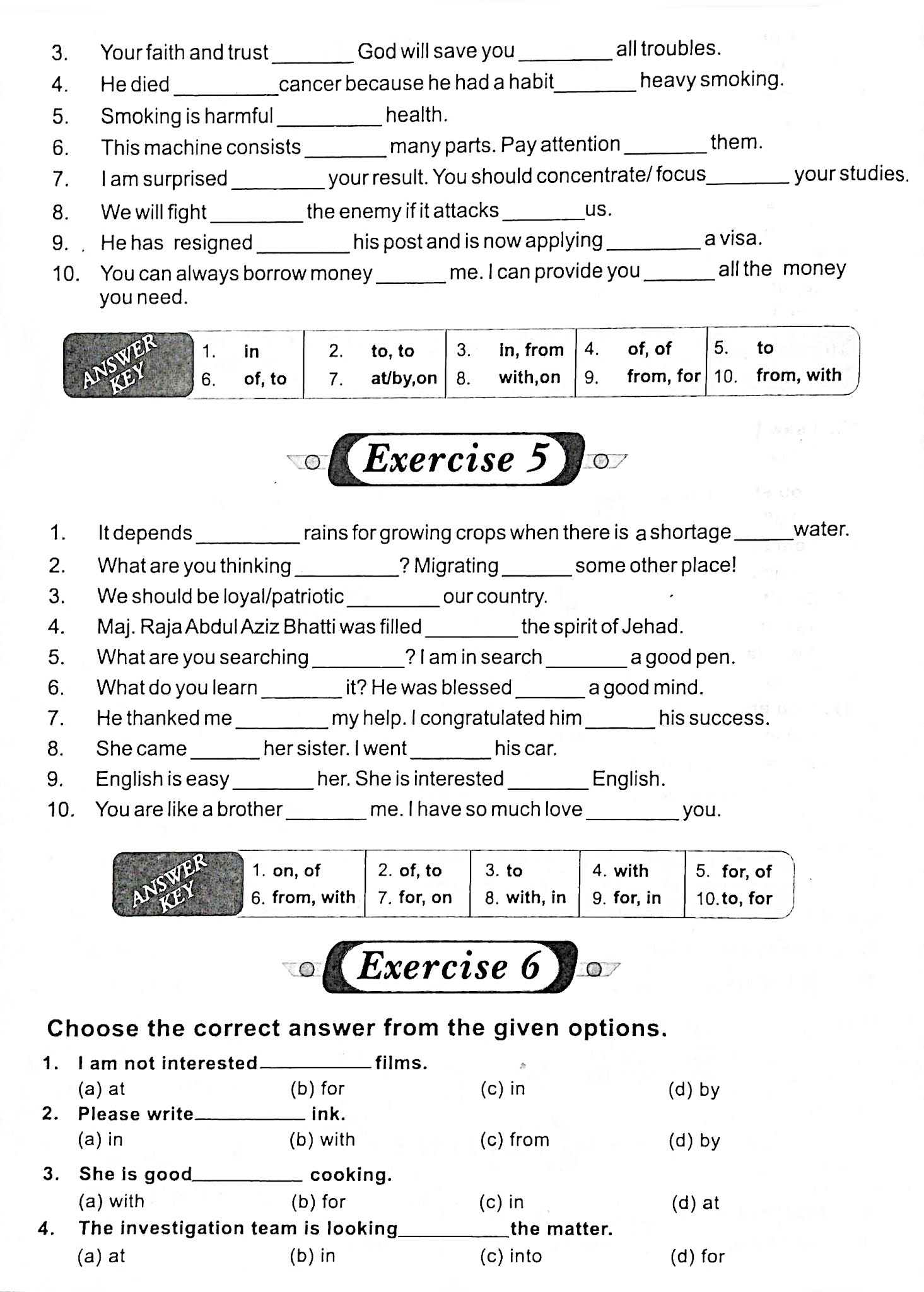 Education Is The Key To Success English Grammar Preposition 