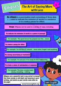 Ellipses When And How To Use Them For English Grammar Love English