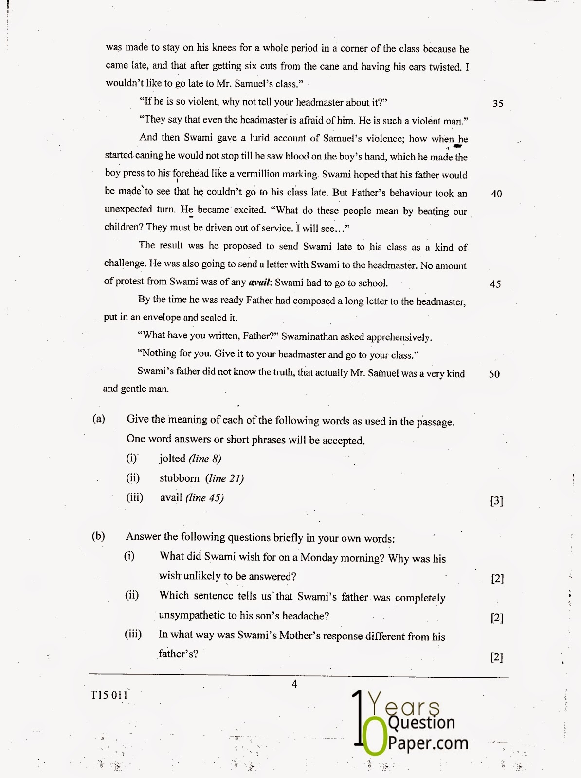 English Class 10 Grammar Worksheets
