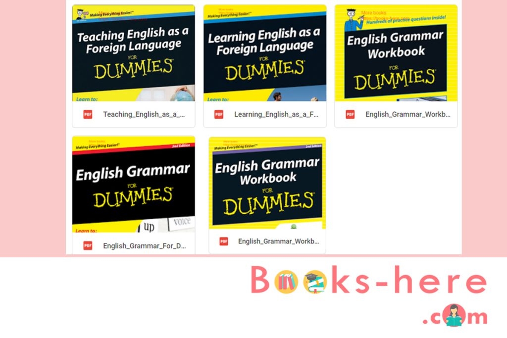 english grammar For Dummies pdf