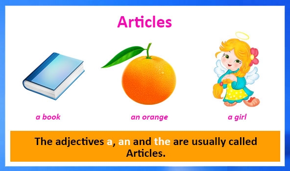 English Grammar Articles Examples