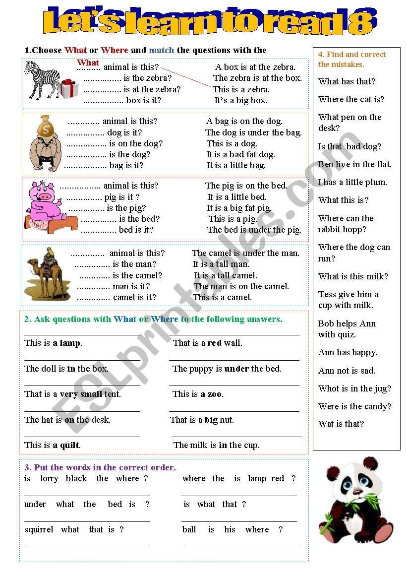 English Grammar Exercises For Beginners