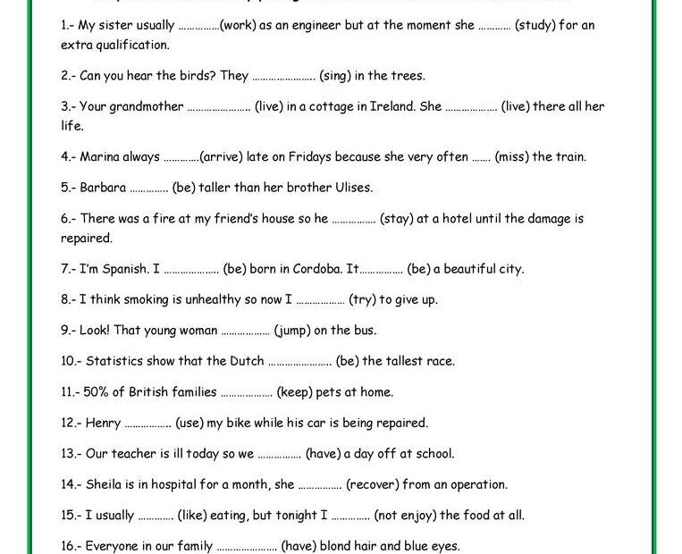 English Grammar Practice Test