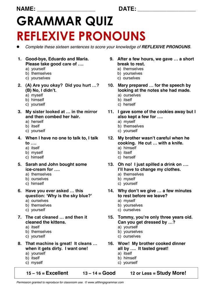 English Grammar Practice Test