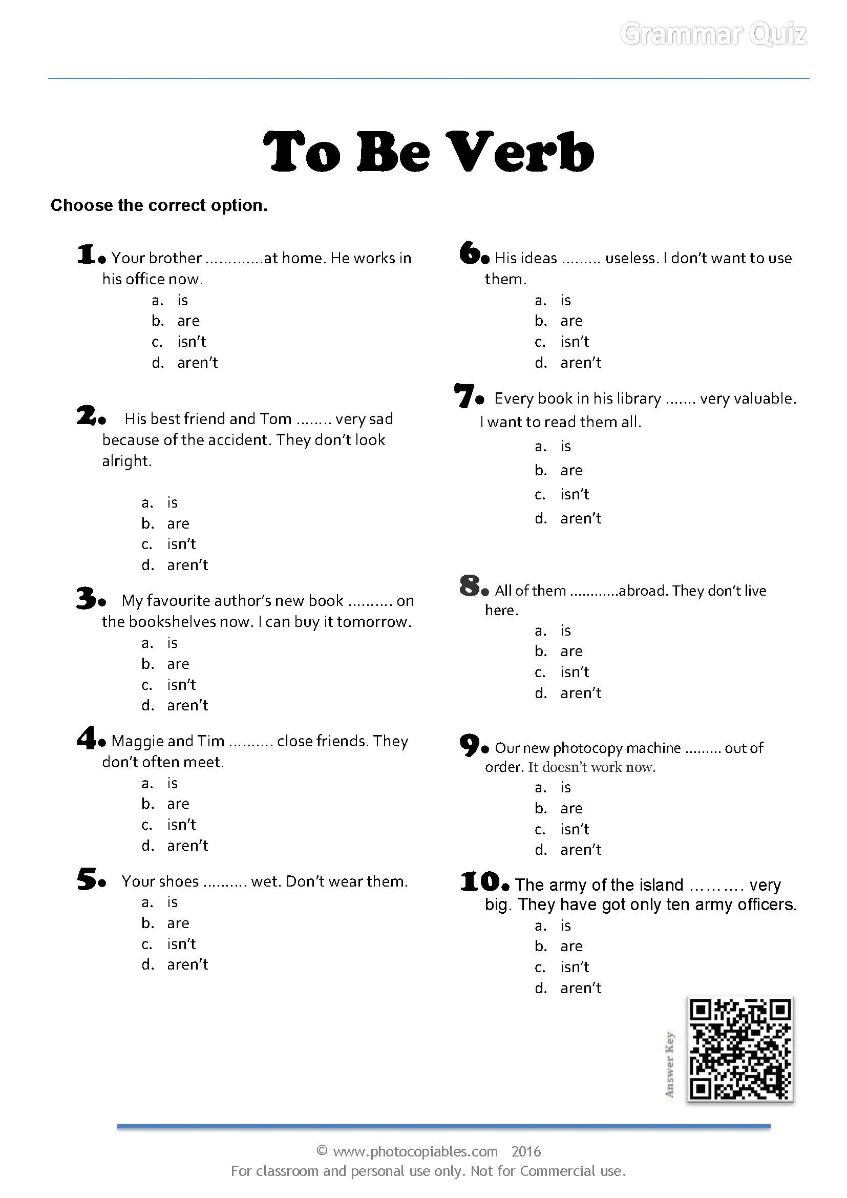 English Grammar Quiz Questions For Class 4 Free Math Worksheet Printable
