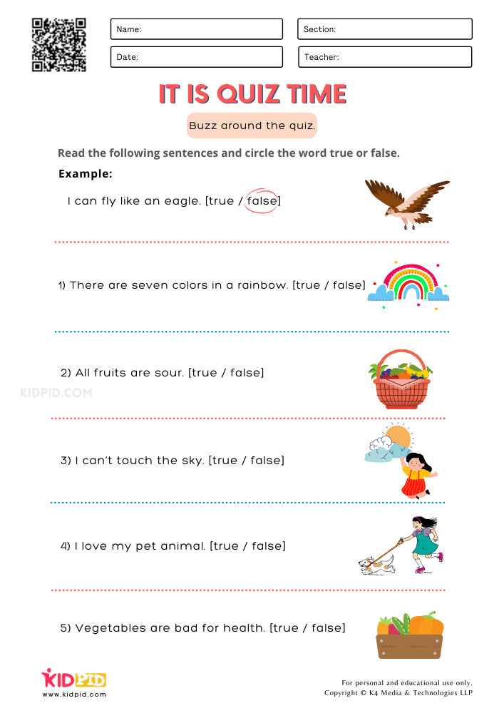 English Grammar Quiz Worksheets For Grade 1 Kidpid
