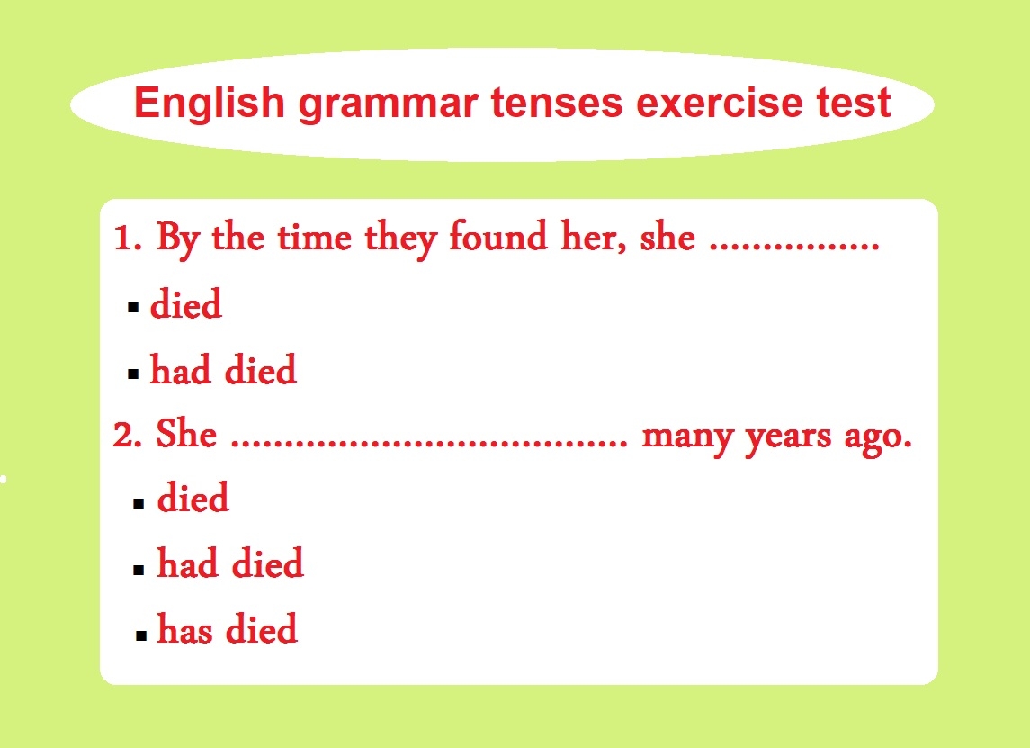 tenses in english language grammar