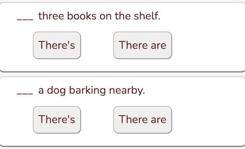 English Language Grammar Exercises