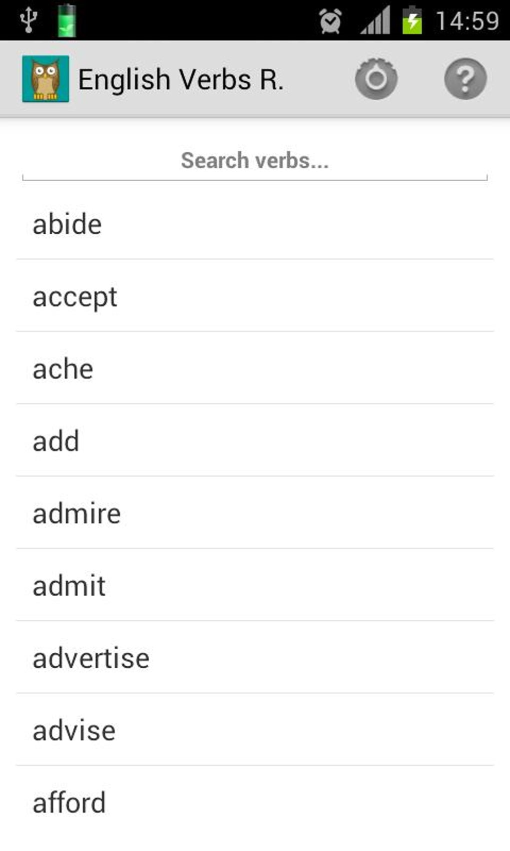 English Verbs Reference APK For Android Download