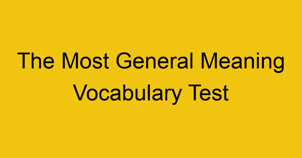 English Vocabulary Tests English Tests Online