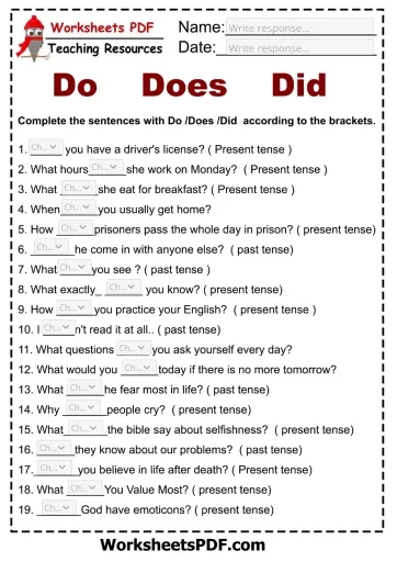 English Worksheets And Exercises Edform Worksheets Library