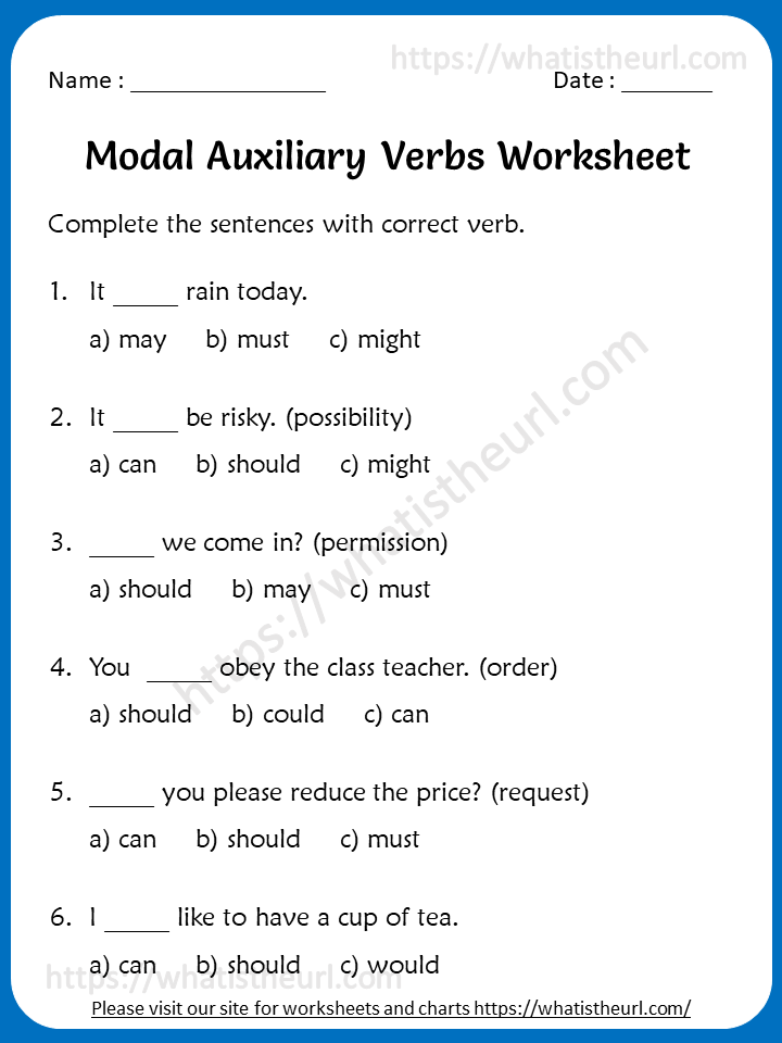 Esl Modal Verbs Online Exercises Eatvsa