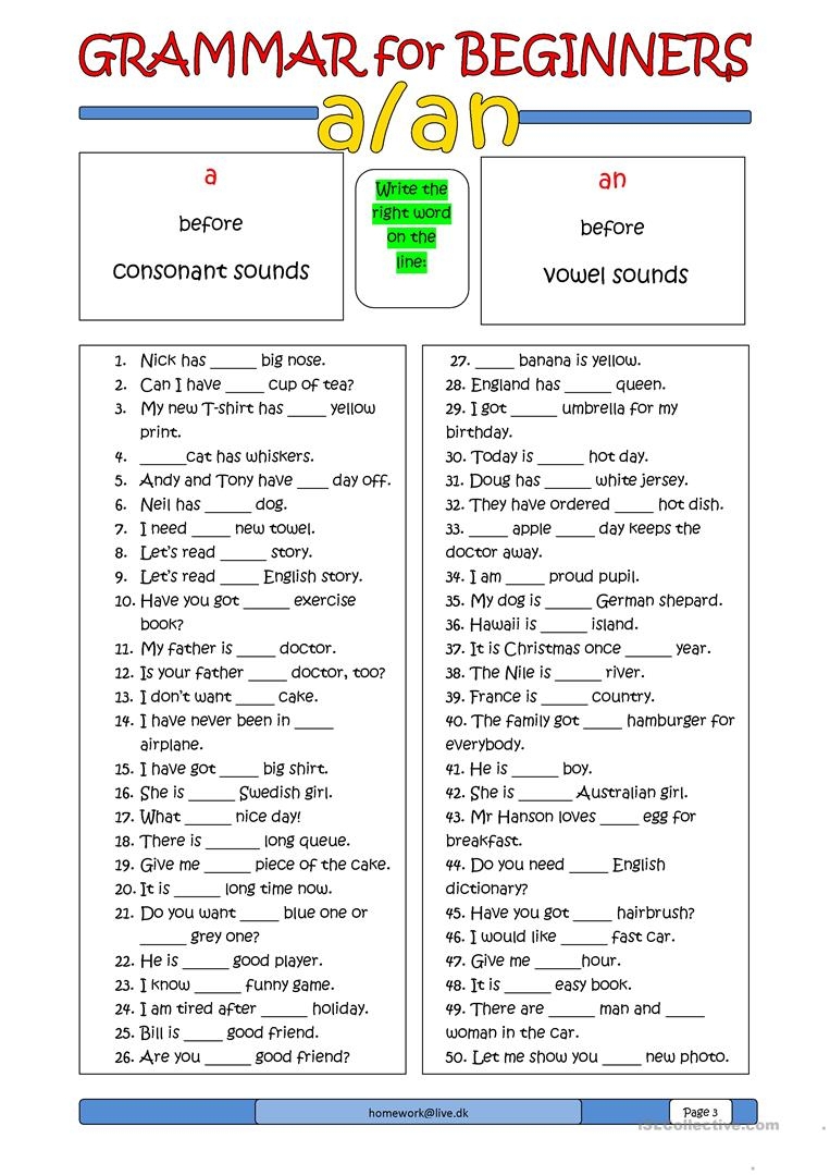 Esl Printable Grammar Worksheets Printable Worksheets