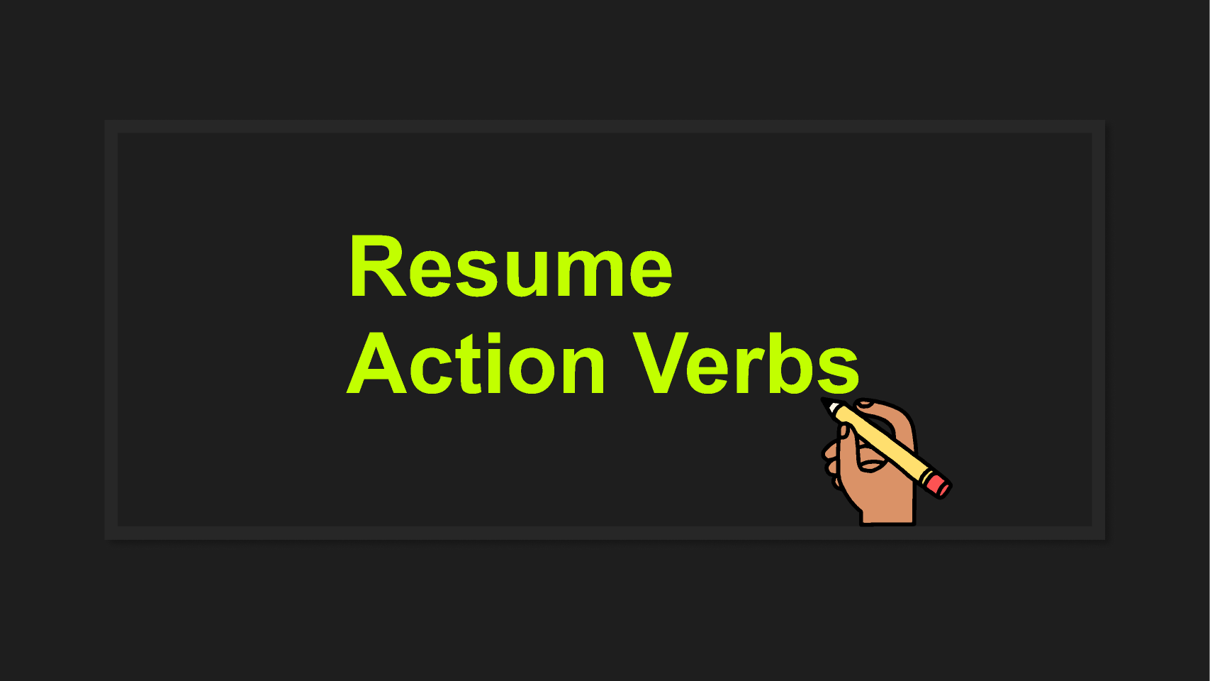 best resume action verbs best resume action verbs
