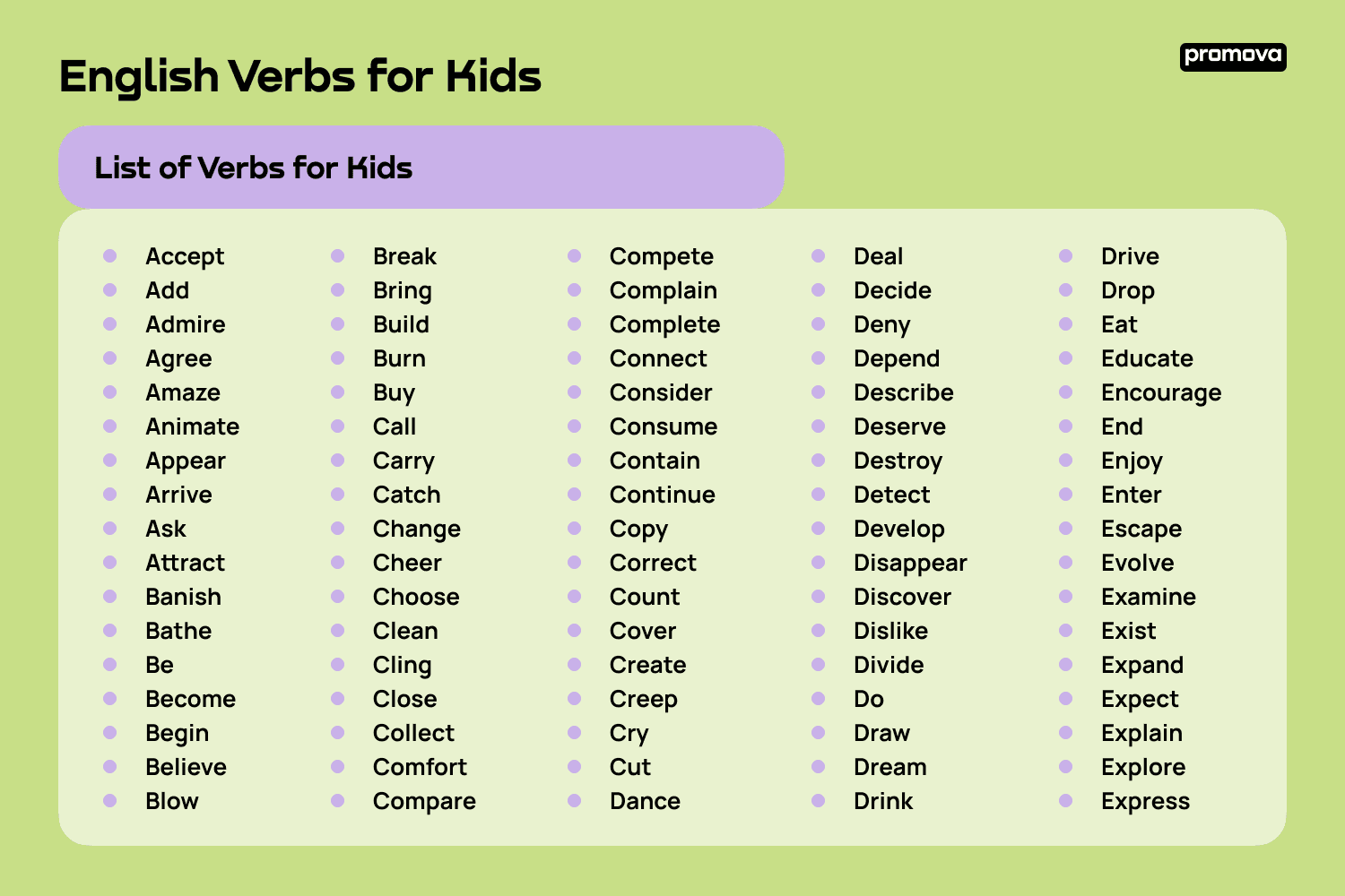 Exles Of Verbs In English Ages Infoupdate