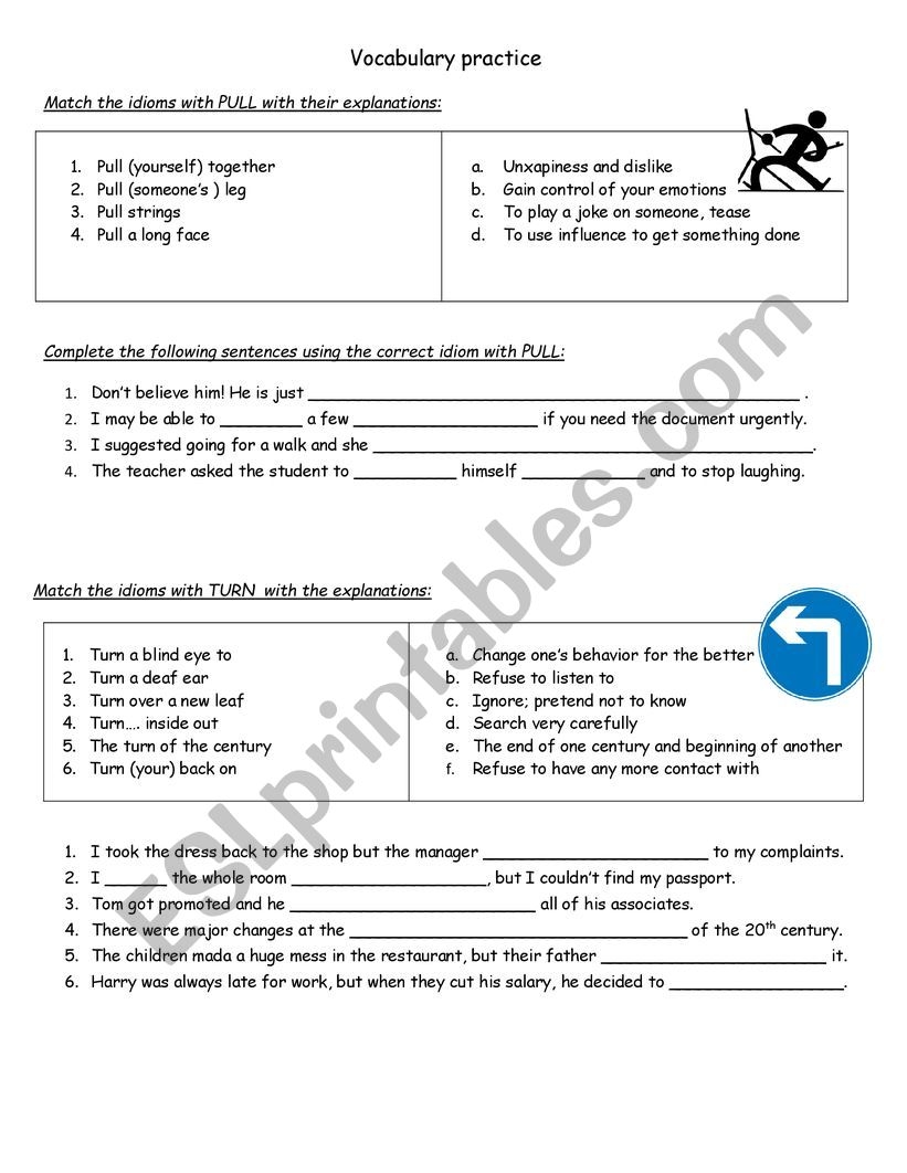 Expand Your Vocabulary Practice 2 ESL Worksheet By Milana83