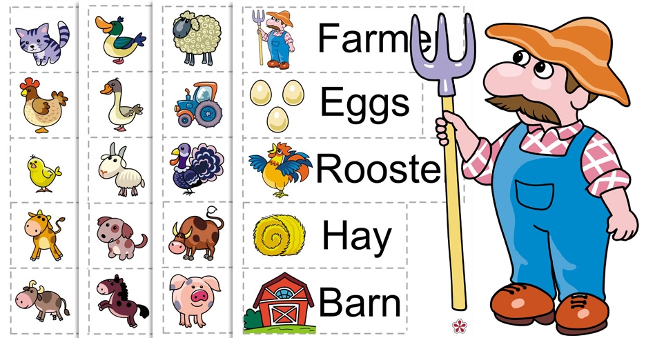Farm Animals Theme For Preschool Vocabulary Words TeachersMag