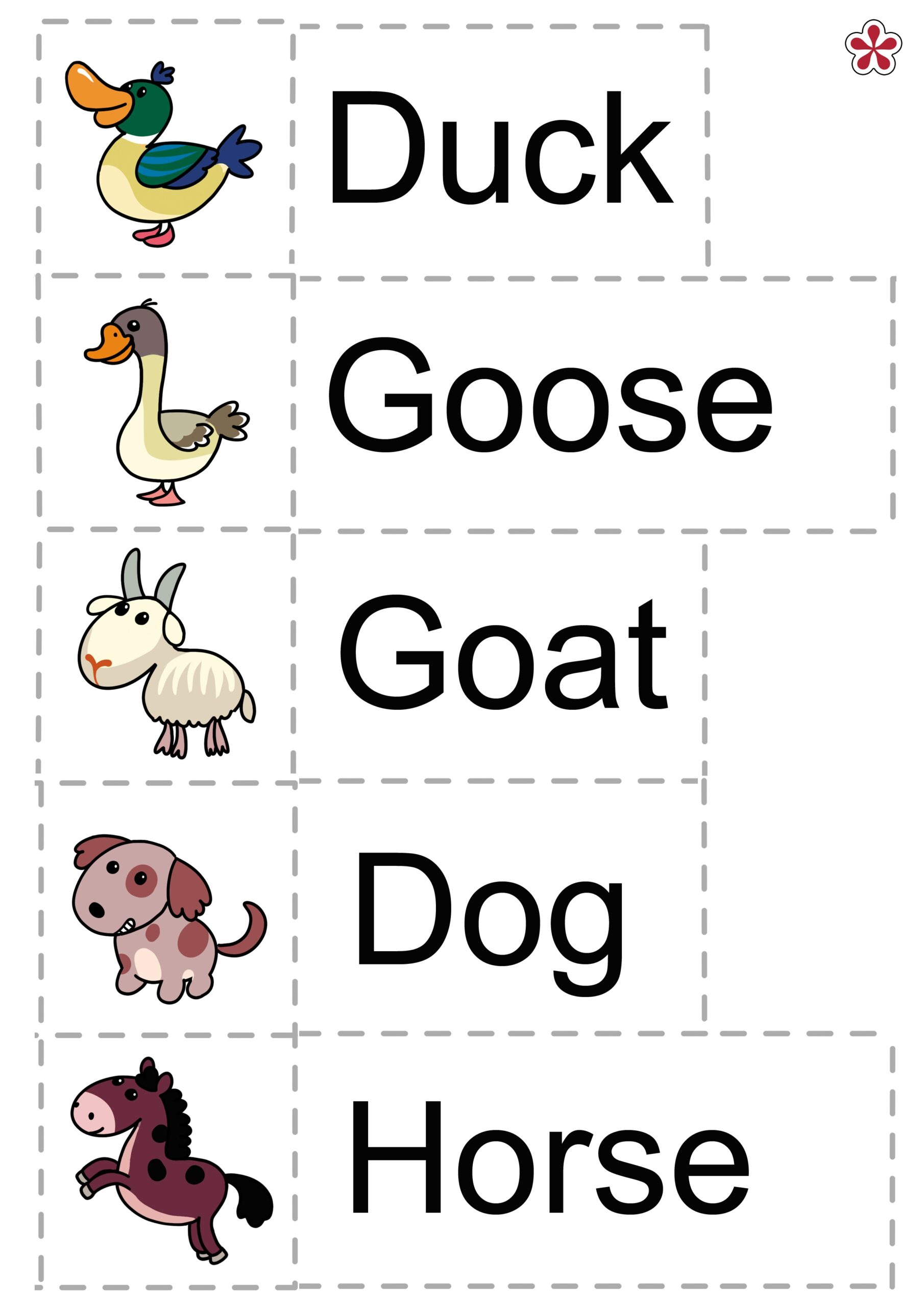 Farm Animals Theme For Preschool Vocabulary Words TeachersMag