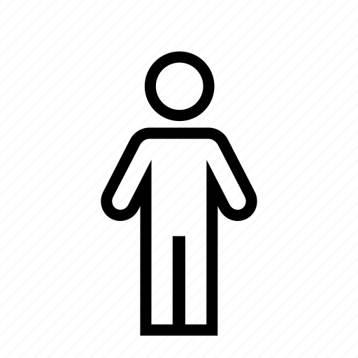 Figure Line Man Me Person User Icon