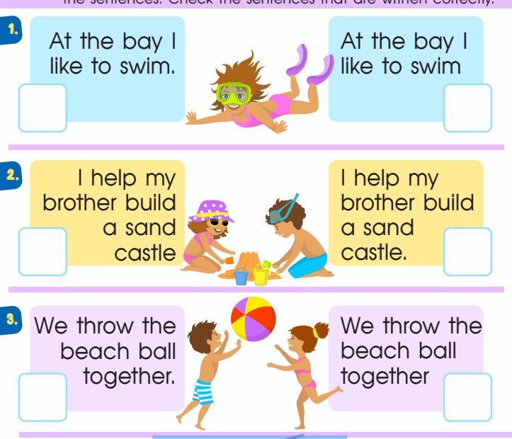 Fix Punctuation Worksheet For Kids