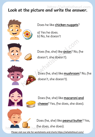 Food Vocabulary Worksheets Your Home Teacher