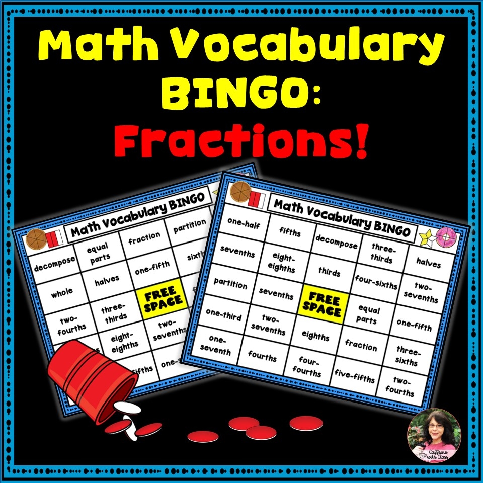 Fraction Vocabulary BINGO Made By Teachers