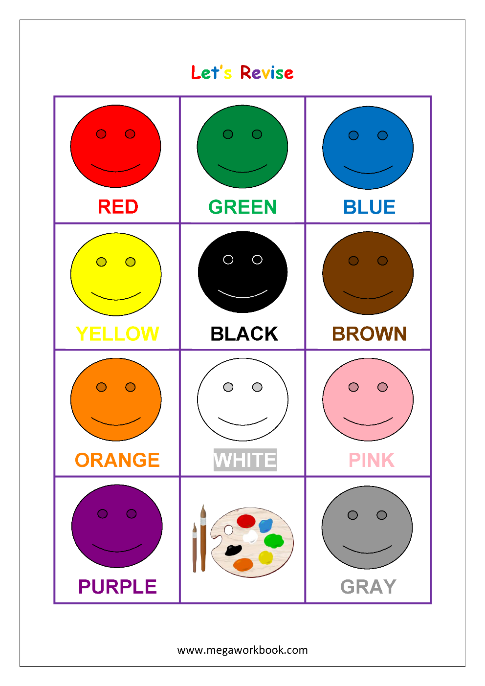 Free Color Learning Printables Printable Templates Your Go To 