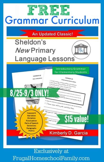 FREE Grammar Curriculum Homeschool Giveaways