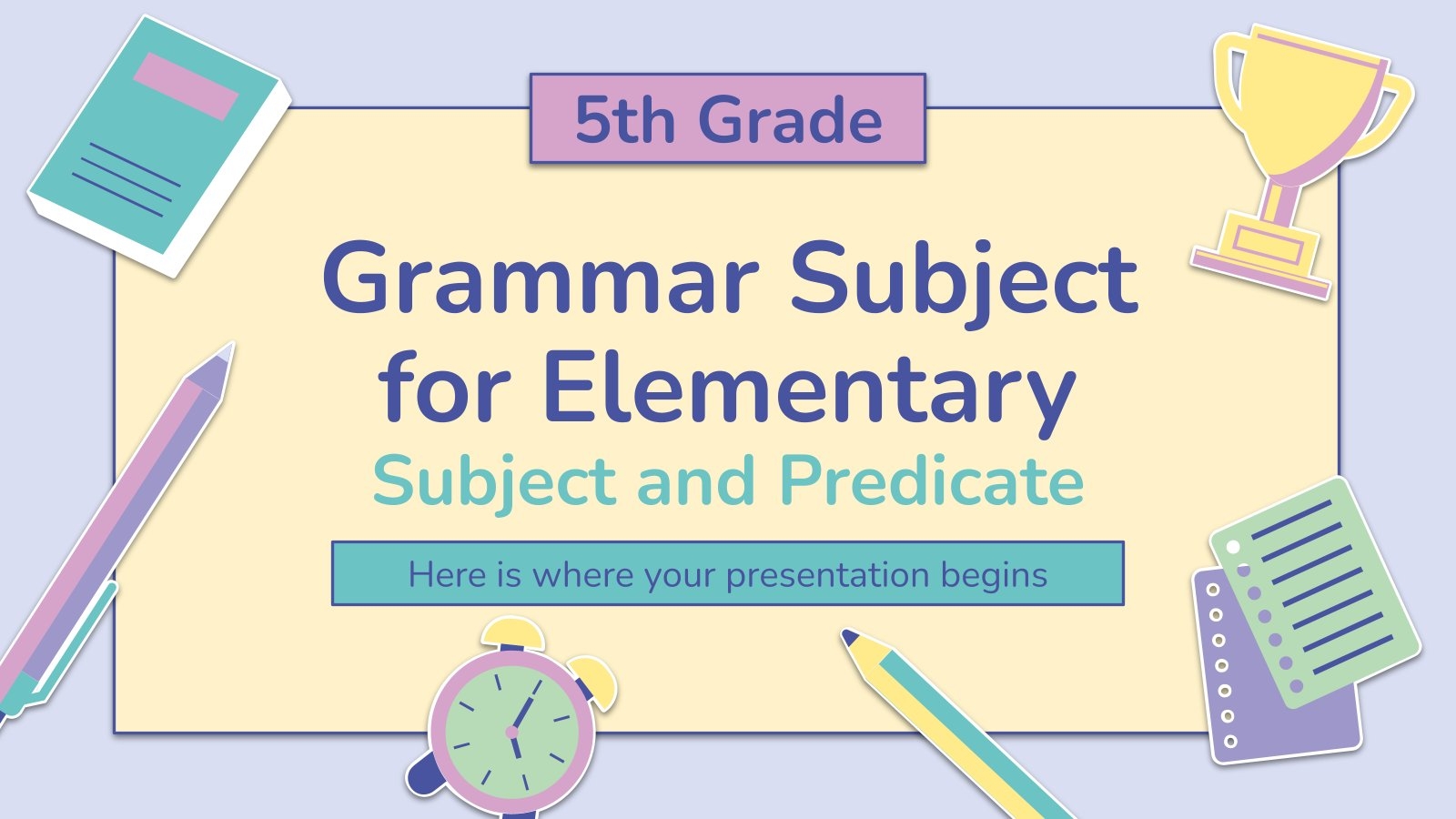 Free Grammar Google Slides Themes PowerPoint Templates