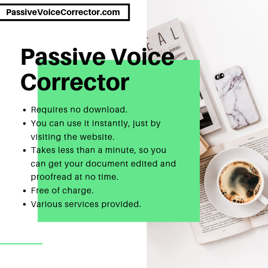 Free Online Passive Voice Corrector Check Now