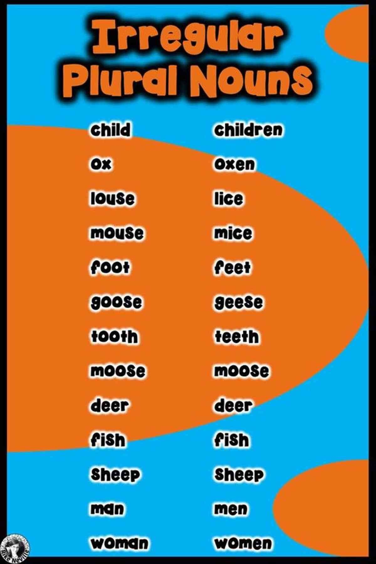 noun and plural