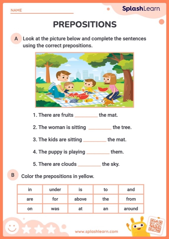Free Prepositions Worksheet For Grade 2 Download Free Prepositions 