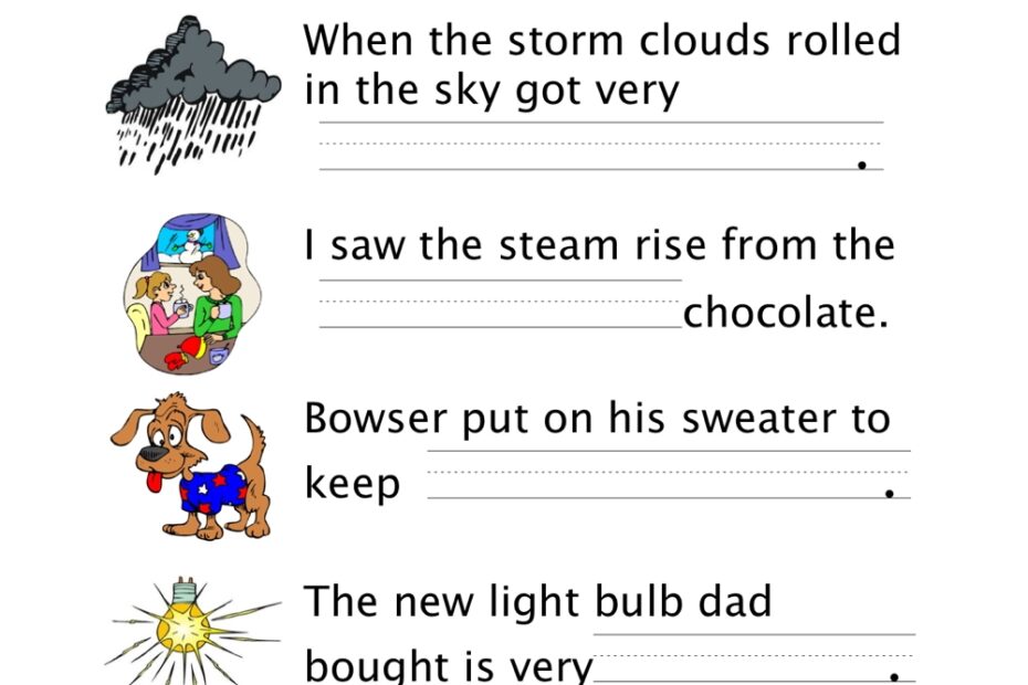 Free Printable Adjective Worksheets Adjectiveworksheets