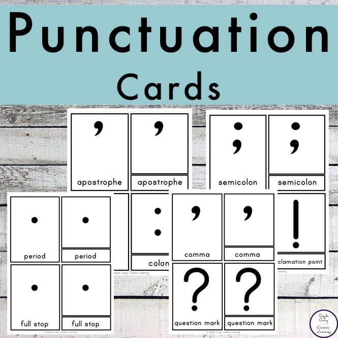 Free Printable Punctuation Chart